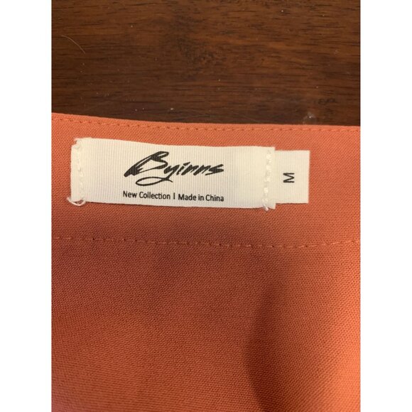 Byinns Casual Button Belted Wrap Shorts Romper Size M - Picture 4 of 9